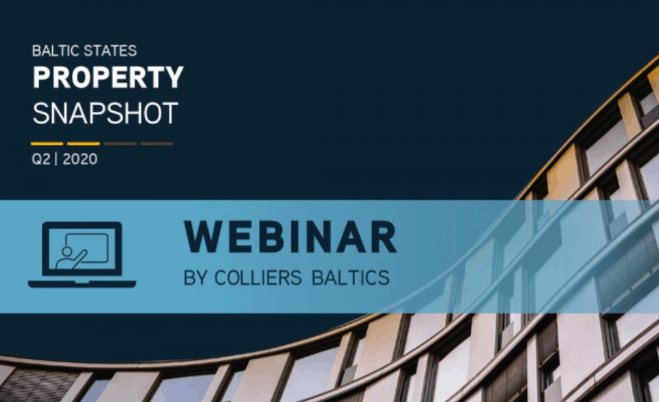 The Baltic Real Estate Market in Q2 – Beyond COVID-19: A webinar