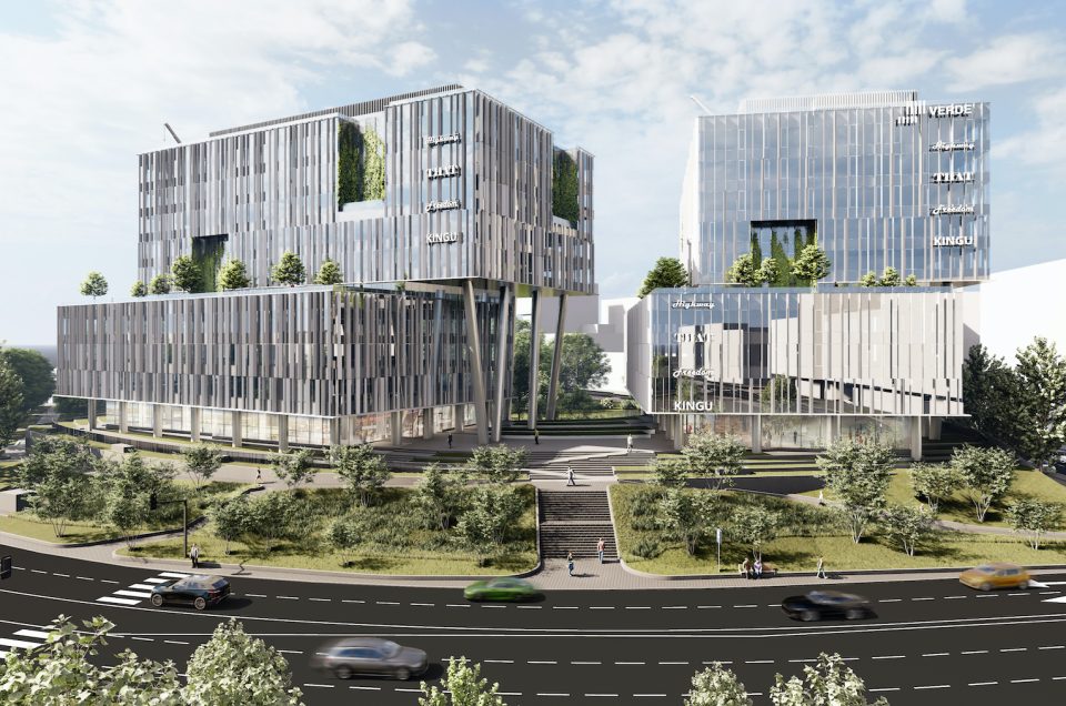 Construction of Riga’s greenest office complex VERDE is seeing fast progress; the only Class A office centre in Riga will be completed in the first half of 2022